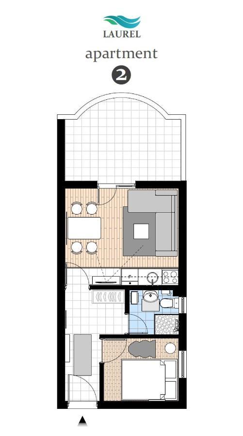 Laurel Apartments バール 部屋 写真